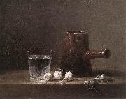 jean-Baptiste-Simeon Chardin Water Glass and Jug oil painting